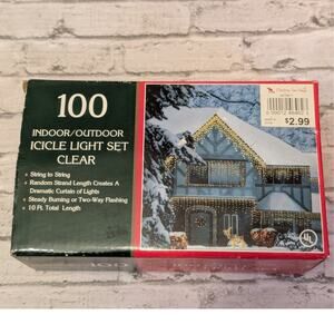 NIB Nantucket 100 Indoor/Outdoor Icicle Light Set